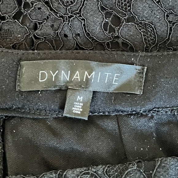 Black lace skirt and crop set from dynamite - Picture 6 of 6